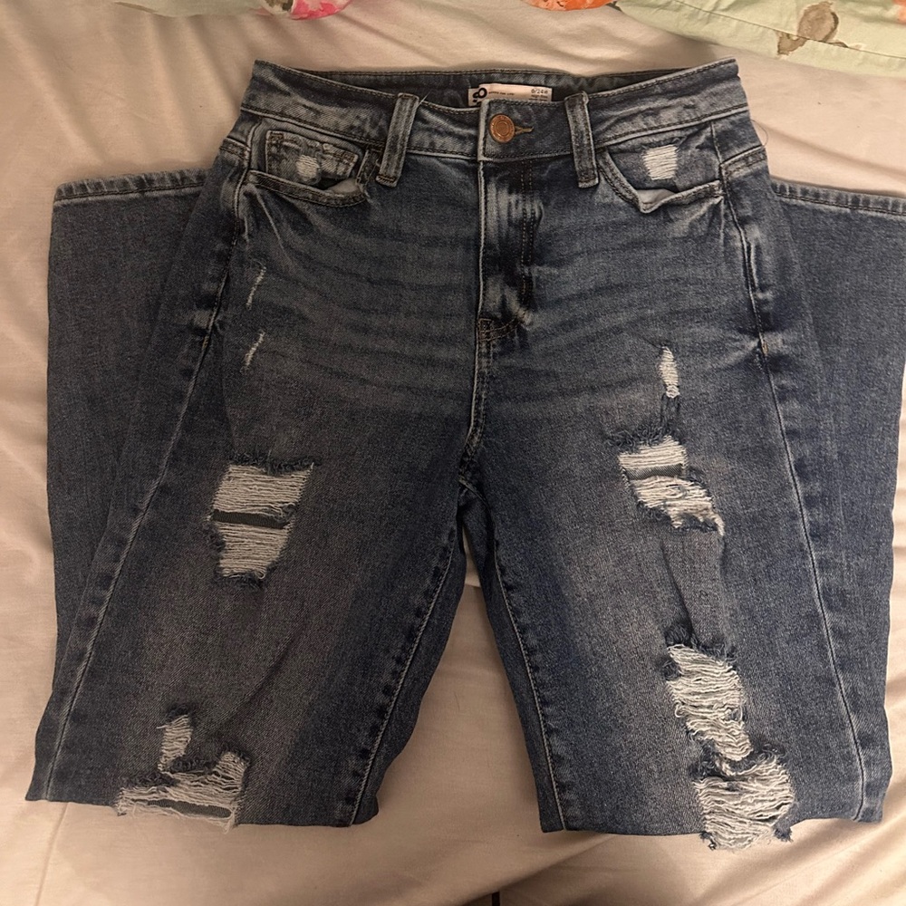 SO Clothing ripped mom jeans